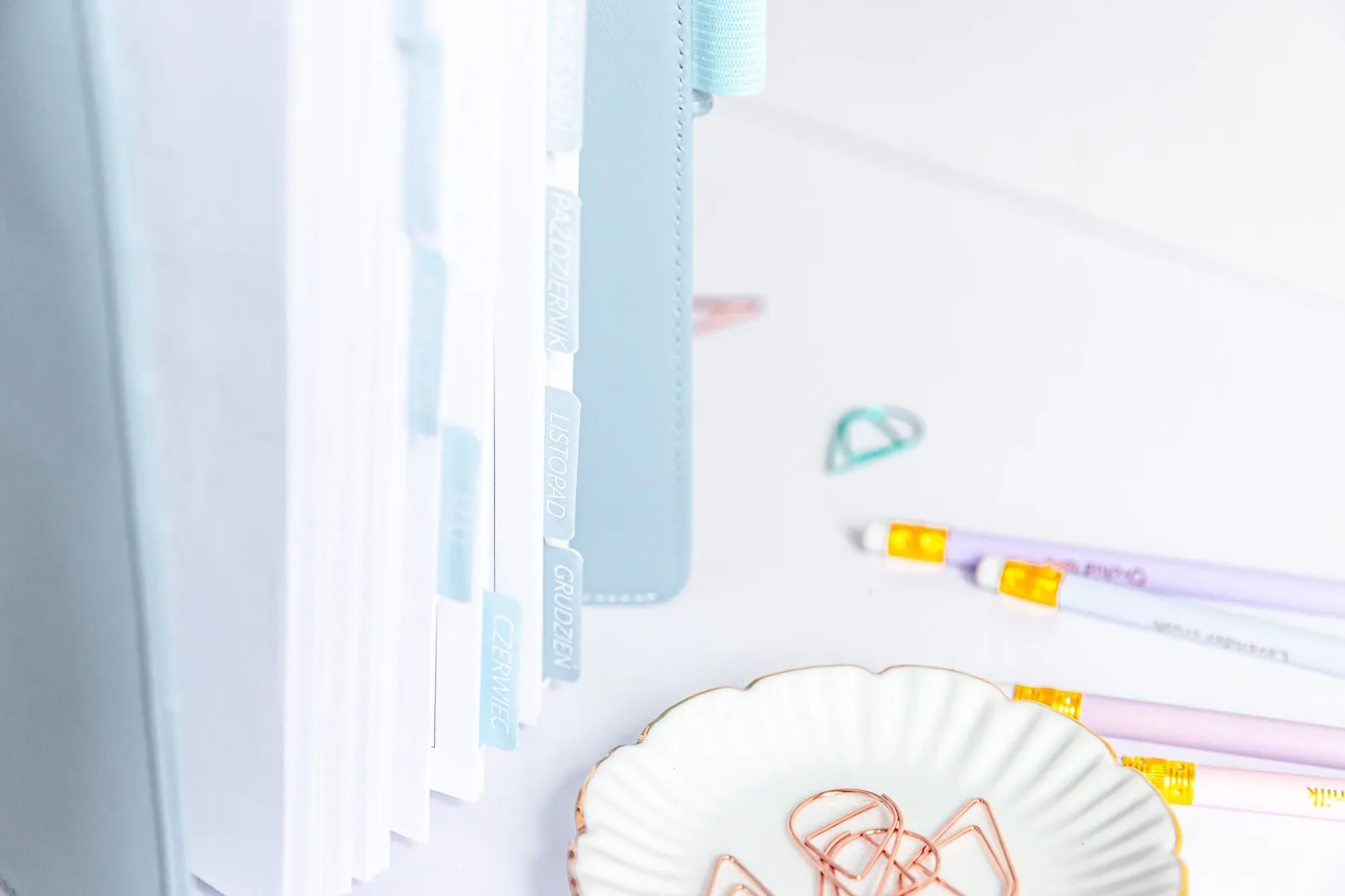 Naklejki "Miesiące" dla ogranizera