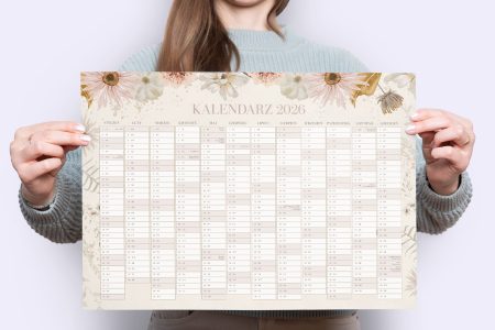 Kalendarz plakatowy 2026 A3 - Późne Lato