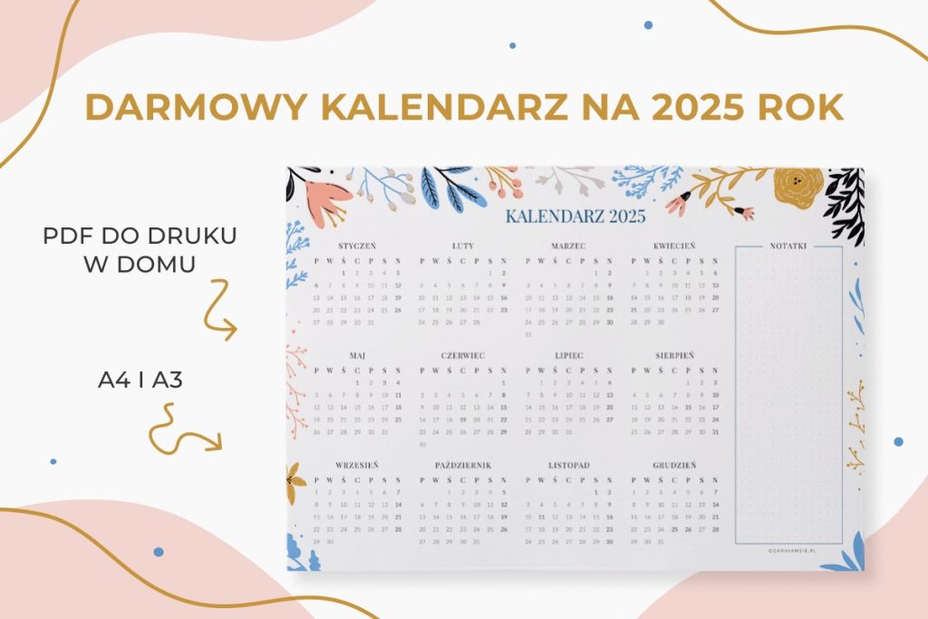 Kalendarz 2025 do druktu