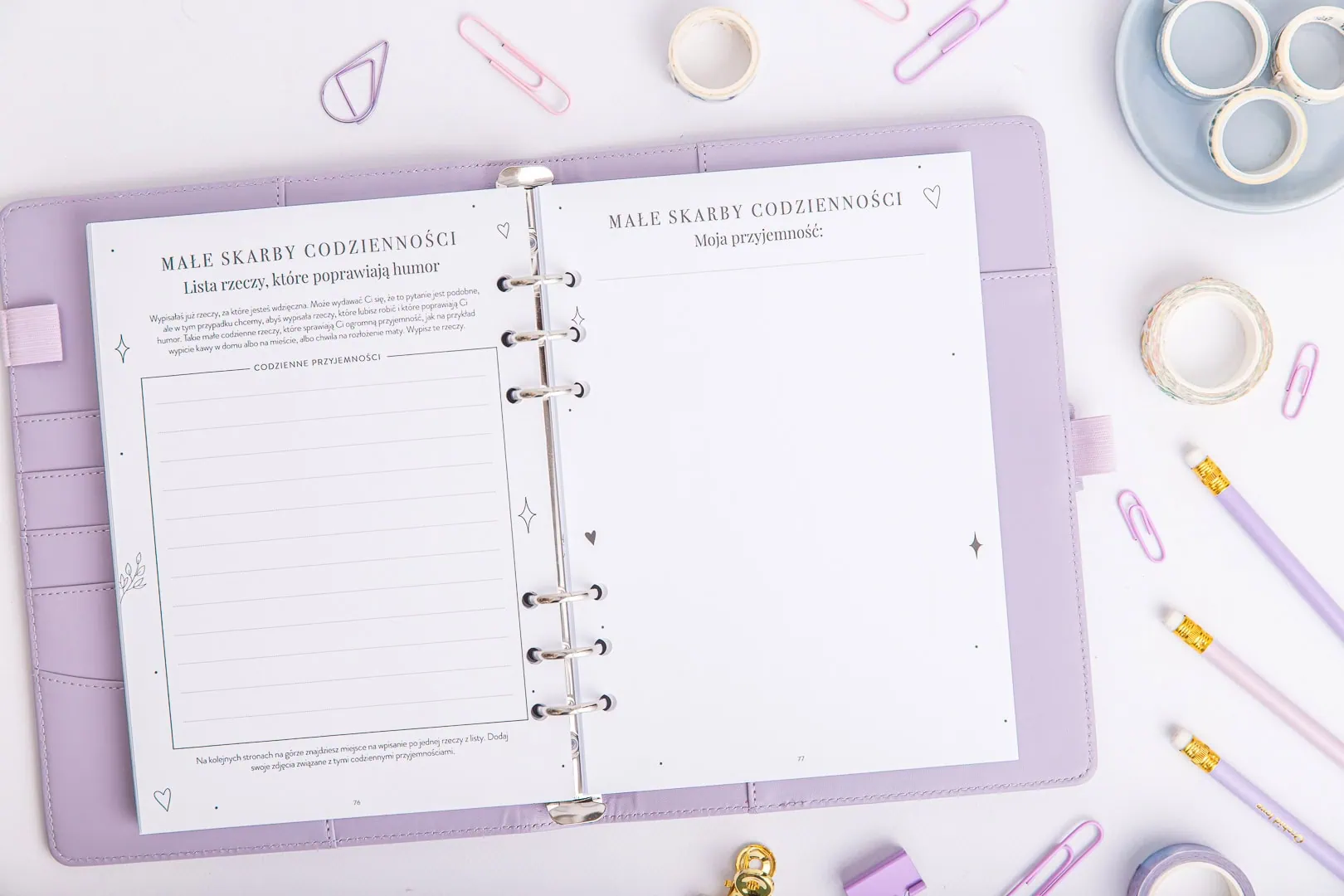 Wkład do organizera - Album wspomnień - małe skarby codzienności