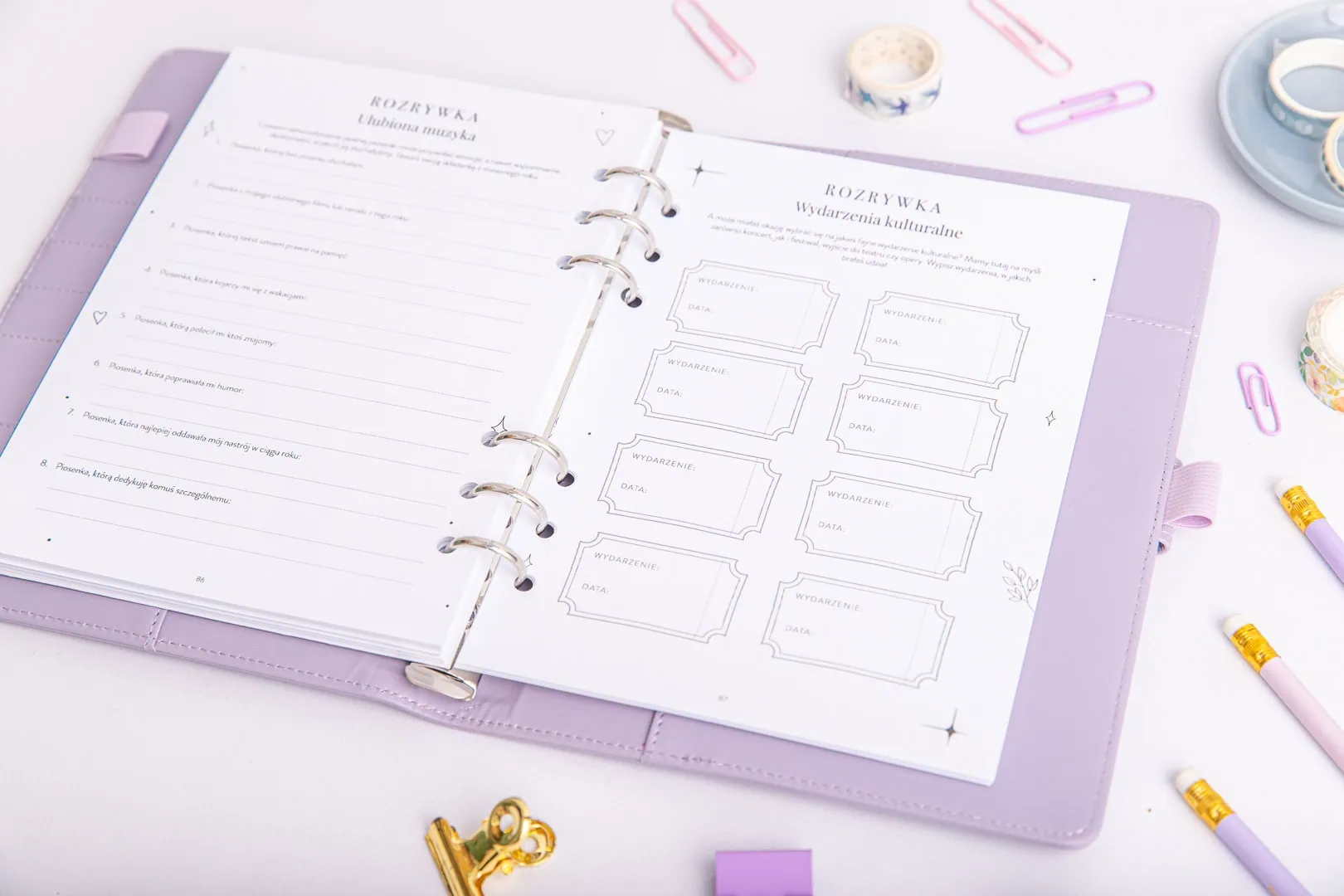 Album wspomnień "To był mój rok" - wkład do organizera strona rozrywka