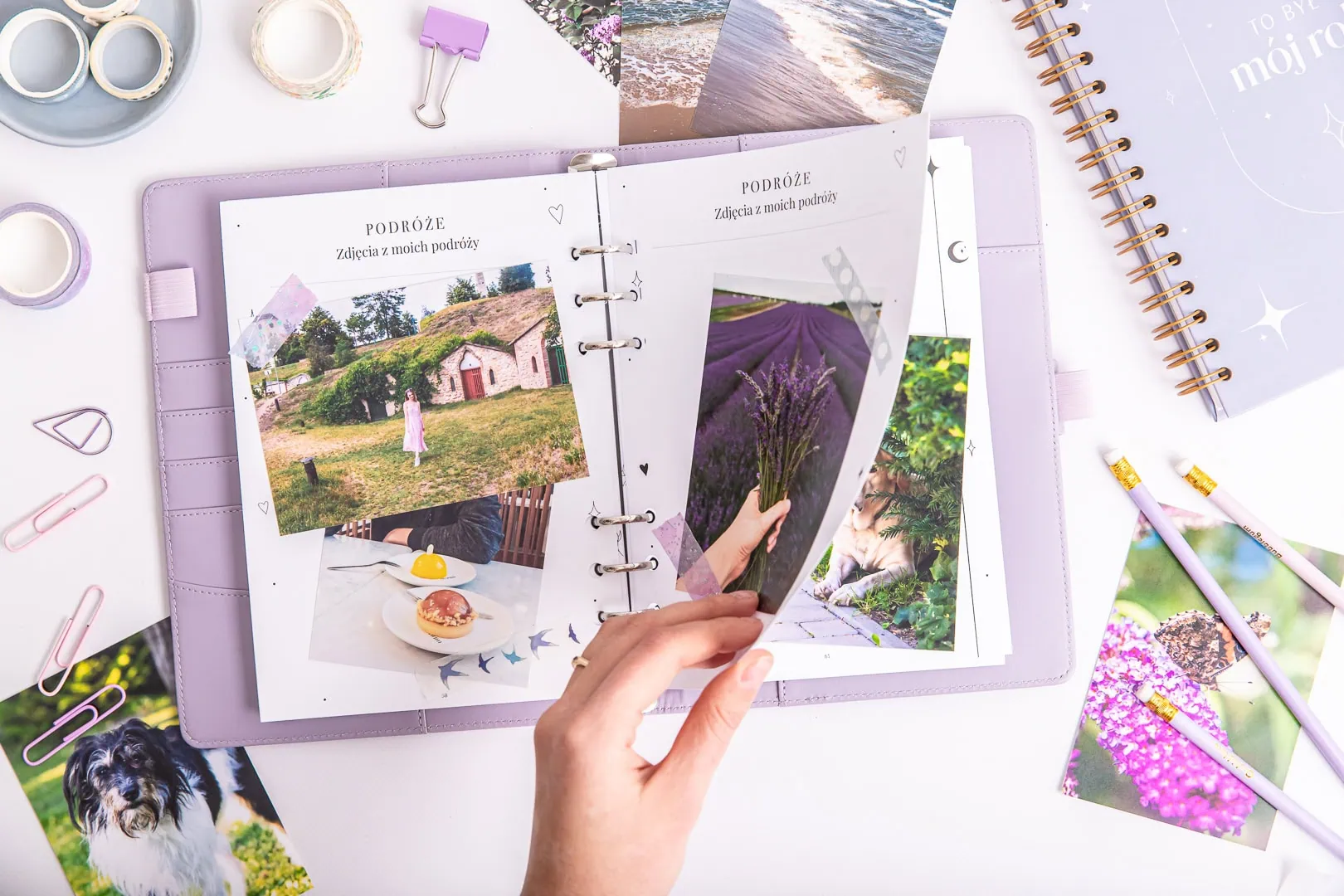 Album wspomnień "To był mój rok" - wkład do organizera ze zdjęciami