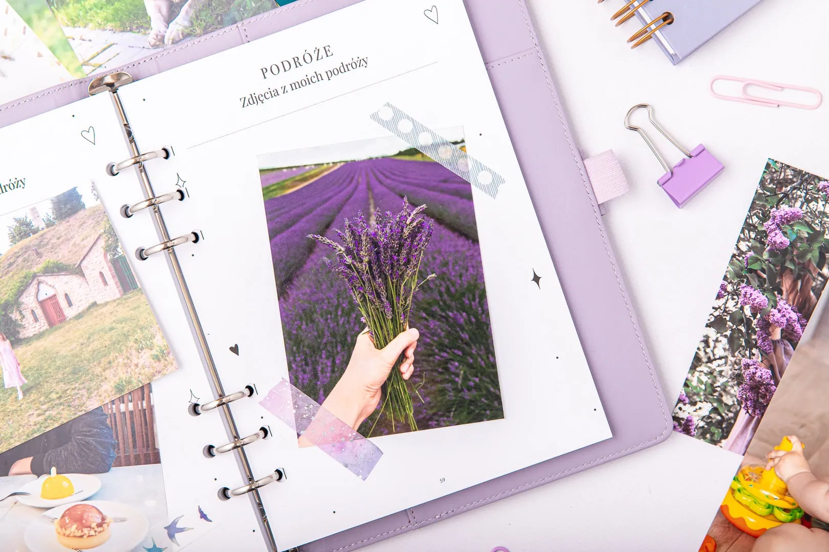 Album wspomnień "To był mój rok" - wkład do organizera ze zdjęciem