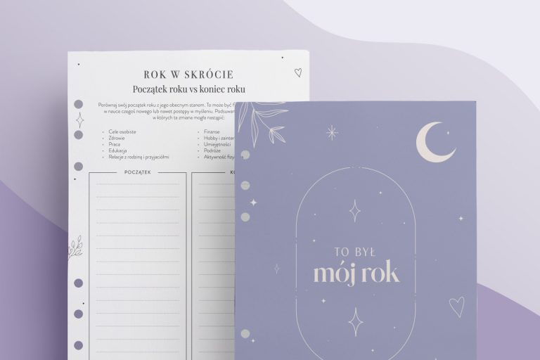 Album wspomnień "To był mój rok" - wkład do organizera