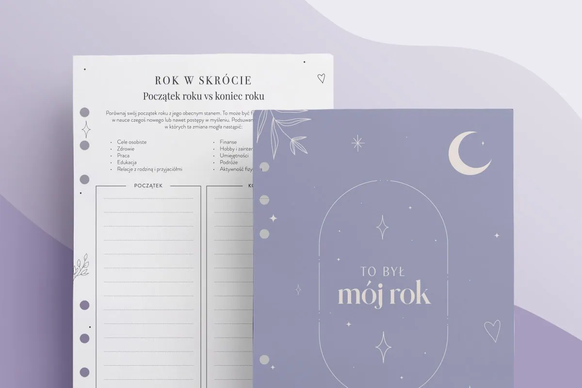 Album wspomnień "To był mój rok" - wkład do organizera