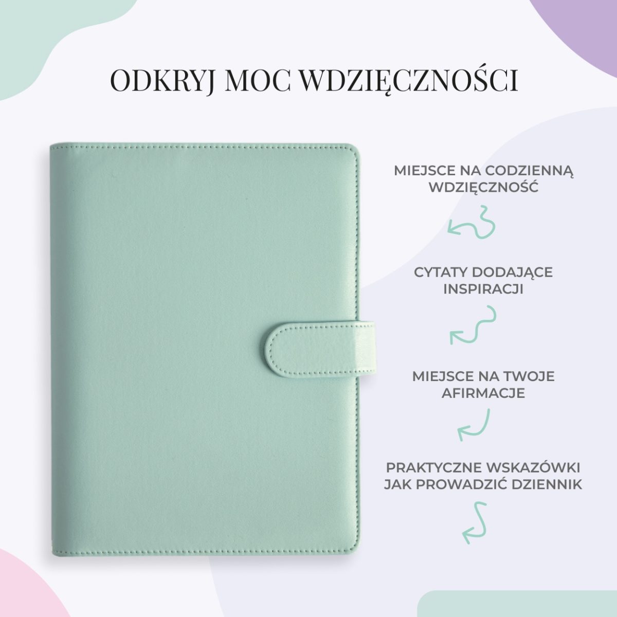 Cechy dziennika wdzięczności do organizera