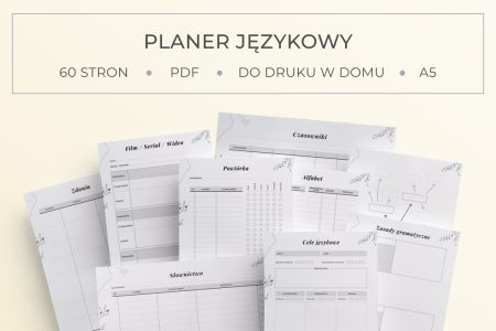 Planer językowy pdf do druku
