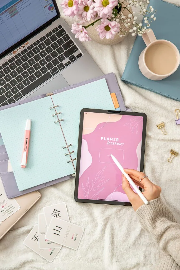 Planer do nauki języków na iPada