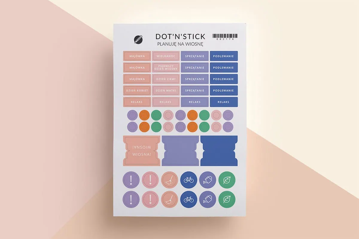 Naklejki "Planuję na wiosnę"