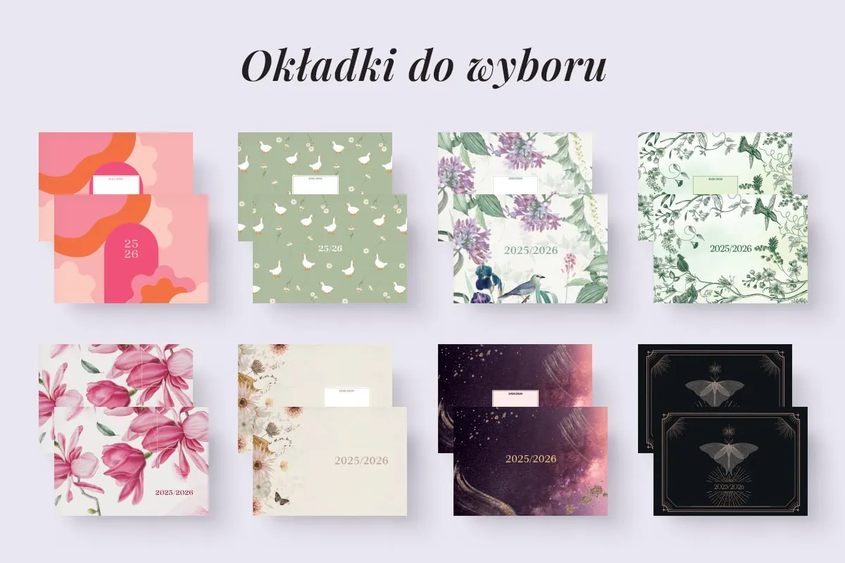 Digital planera studenta - okładki do wyboru