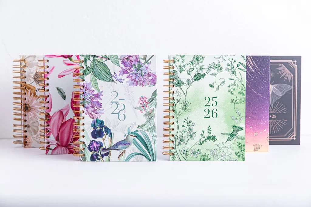 Planer na spirali 2025/26 z wszystkimi okładkami