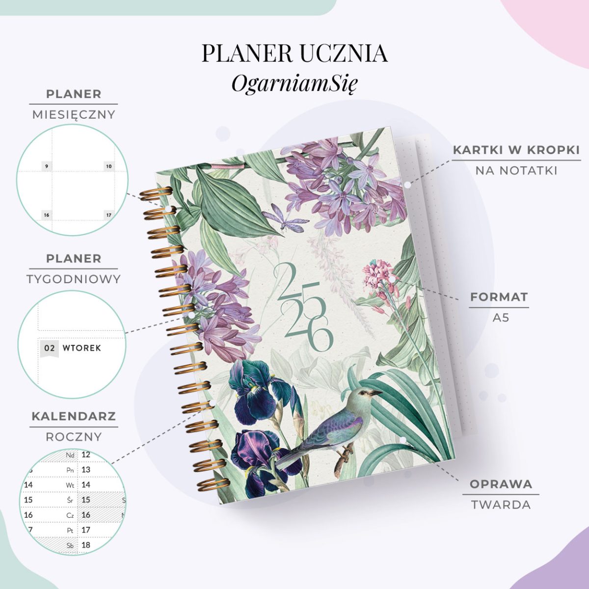 Planer Ucznia 2025/26 - zawartość