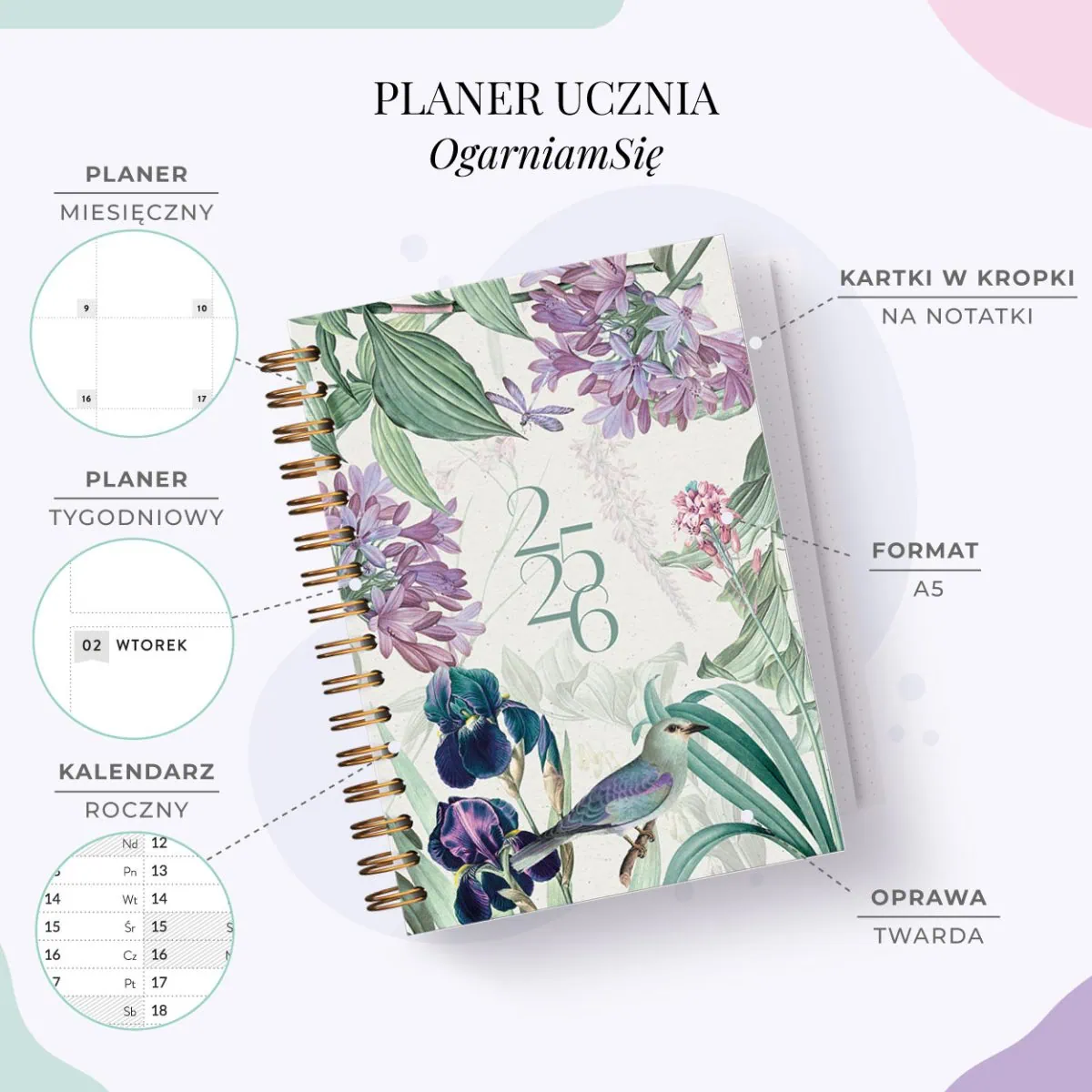 Planer Ucznia 2025/26 - zawartość