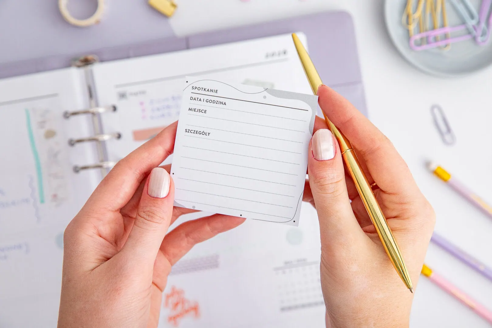 Karteczki samoprzylepne OgarniamSię | Spotkanie