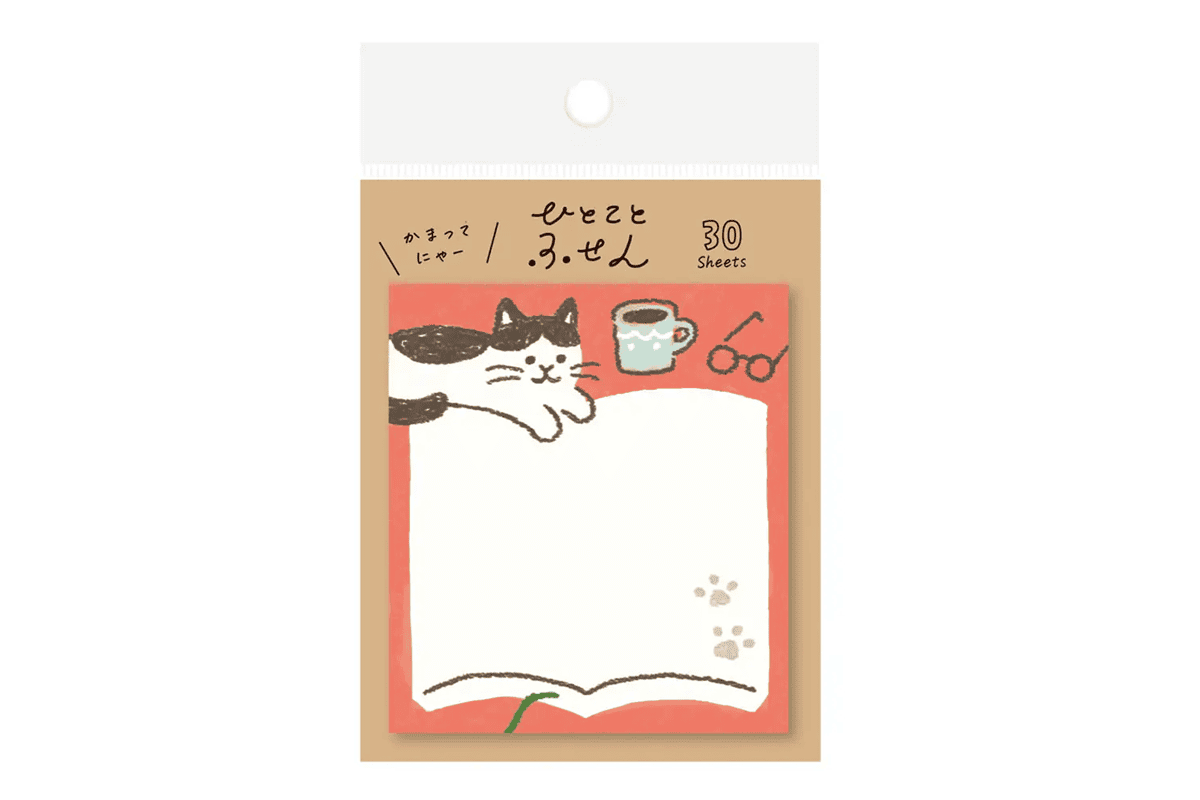 Karteczki samoprzylepne Furukawashiko - Kot