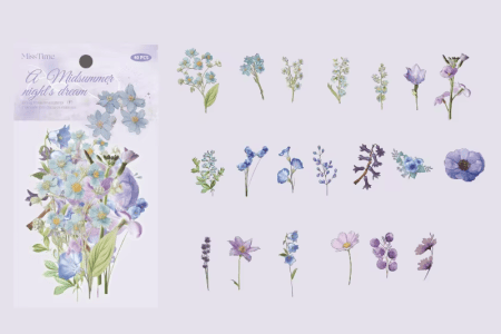 Naklejki do bullet journal "Sen nocy letniej"