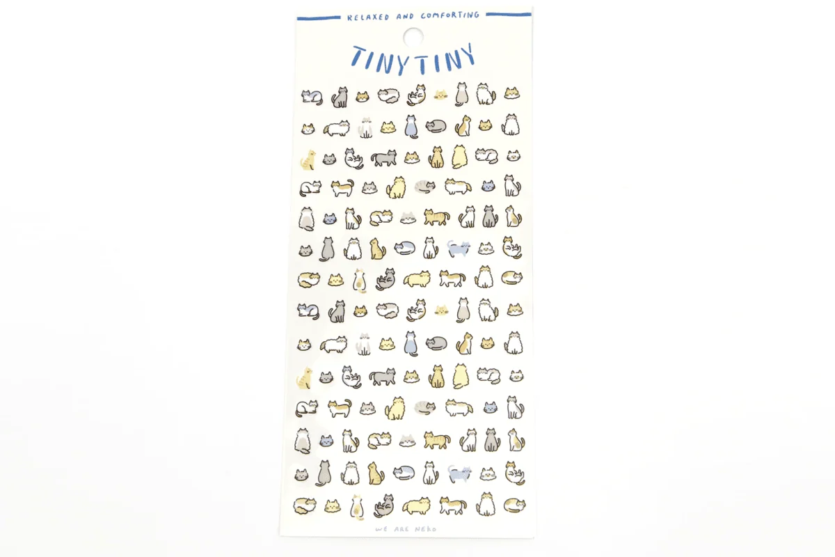 Naklejki do bullet journal "Tiny Tiny" – Koty
