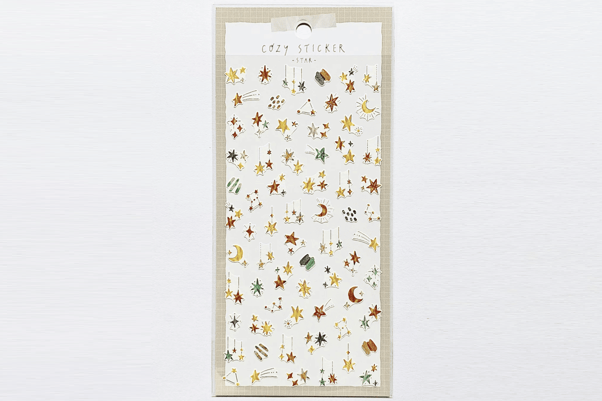 Naklejki do planera "Cozy sticker – Gwiazdki"
