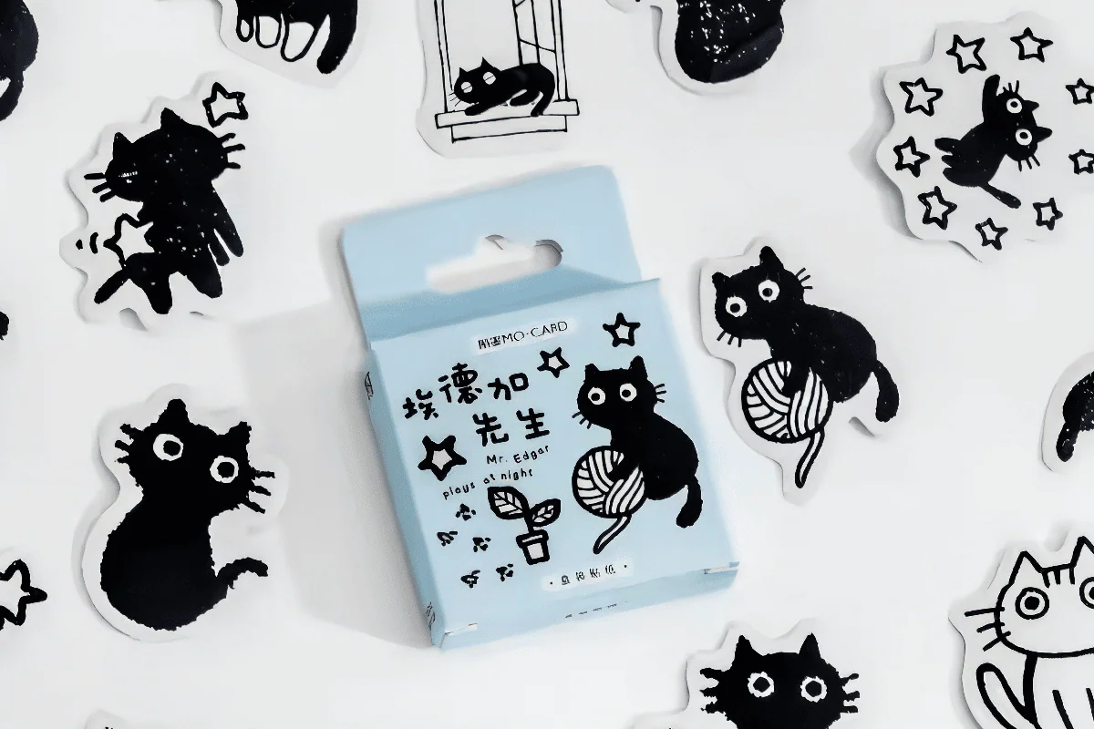 Naklejki do planera "Koty"