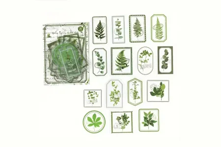 Naklejki do planera "Vintage zielnik"