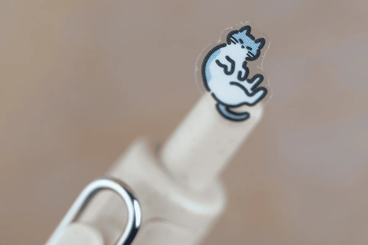 Naklejki do bullet journal "Tiny Tiny" - kotek