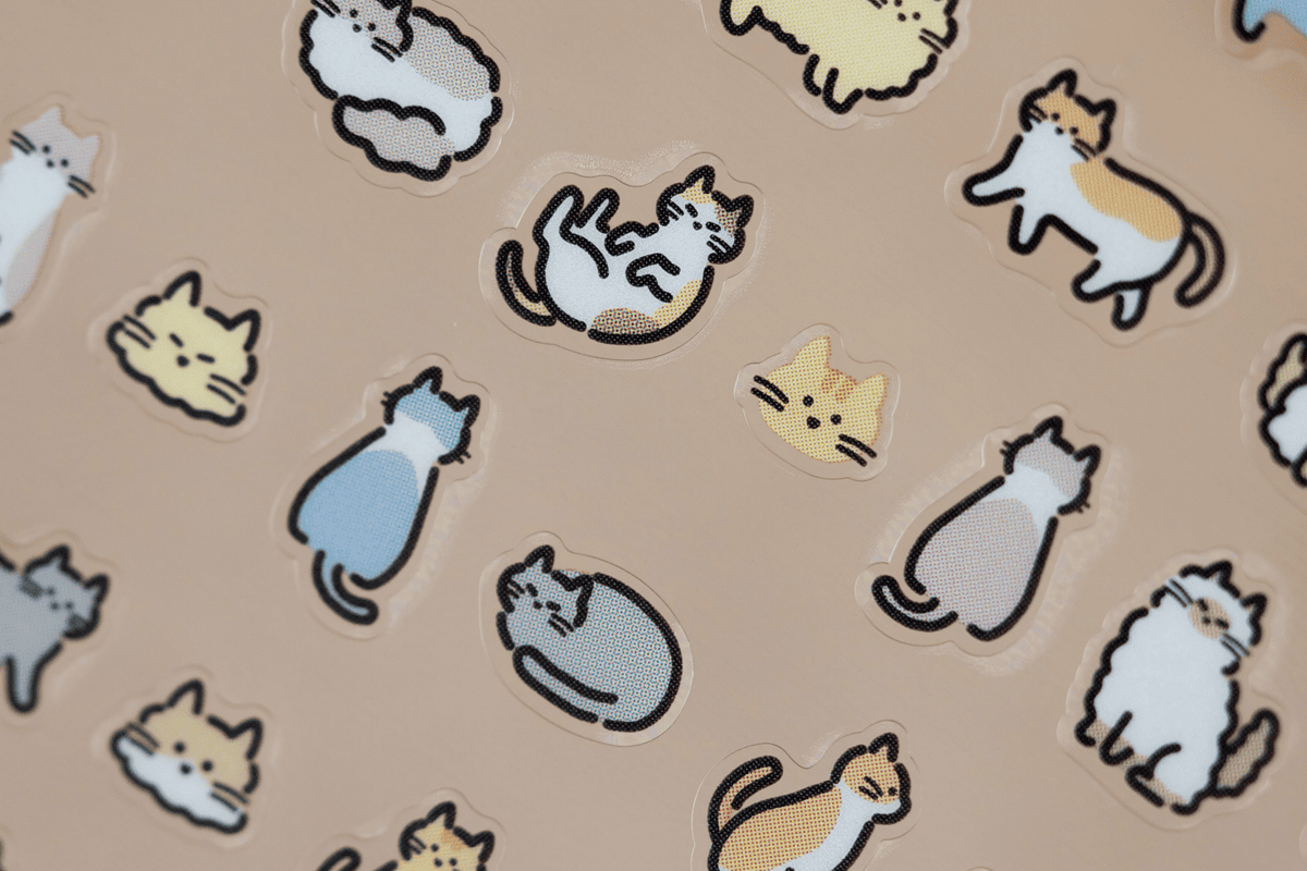 Naklejki do bullet journal "Tiny Tiny wzory kotków