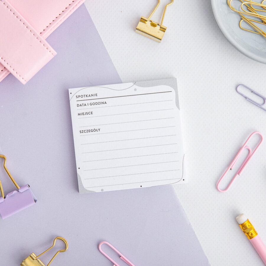 Notes samoprzylepny OgarniamSię – Spotkanie