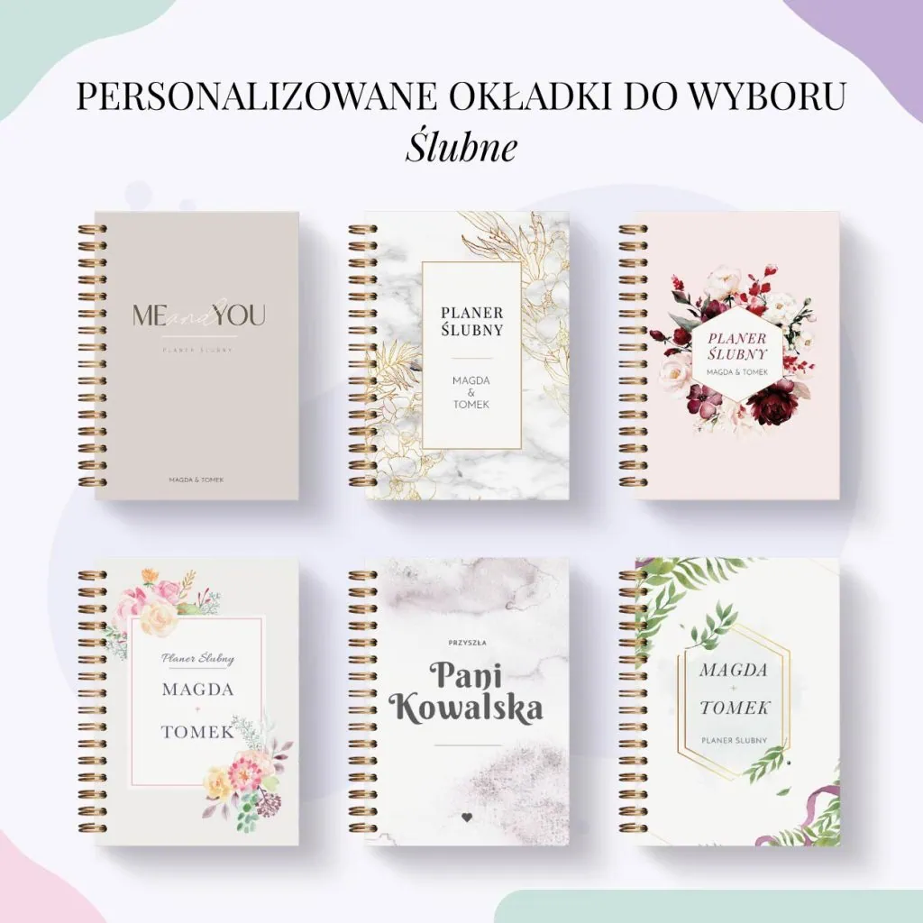 Personalizowane Planery ślubne