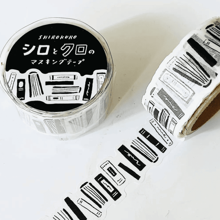 Taśma dekoracyjna | Washi tape "Książki"