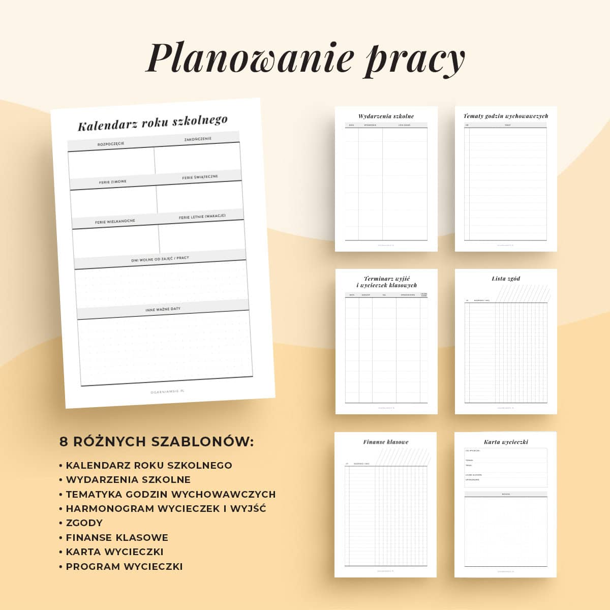 Teczka wychowawcy - planowanie pracy