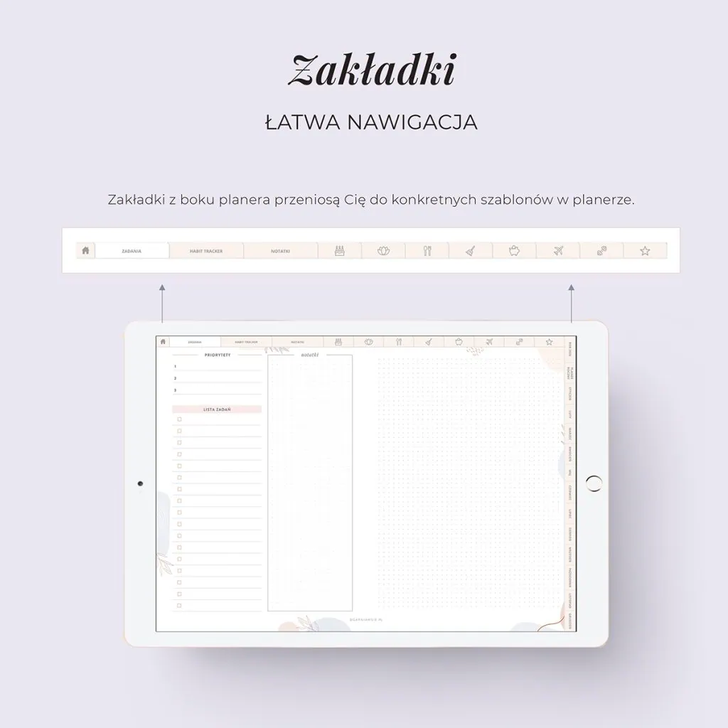 Digital Planer 2026 - nawigacja