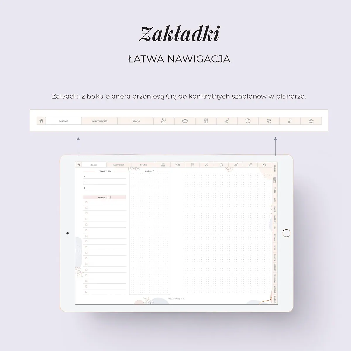 Digital Planer 2026 - nawigacja