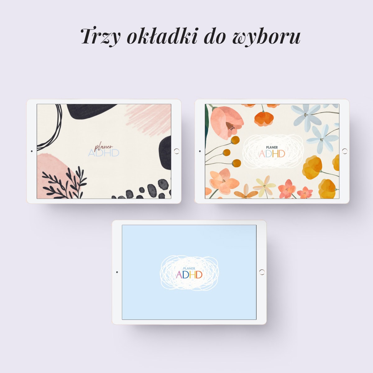 Digital Planer ADHD - okładki do wyboru
