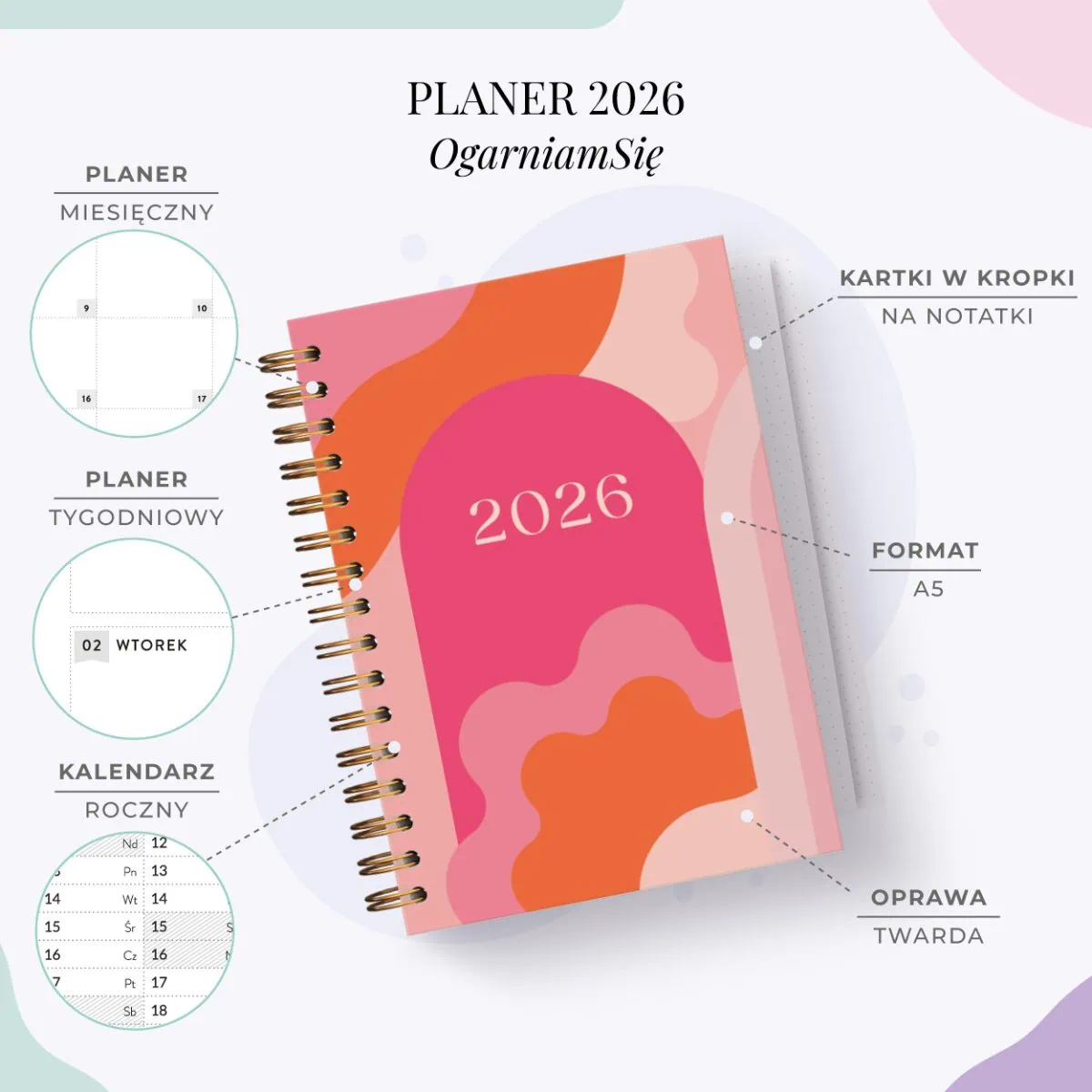 Planer 2026 -zawartość