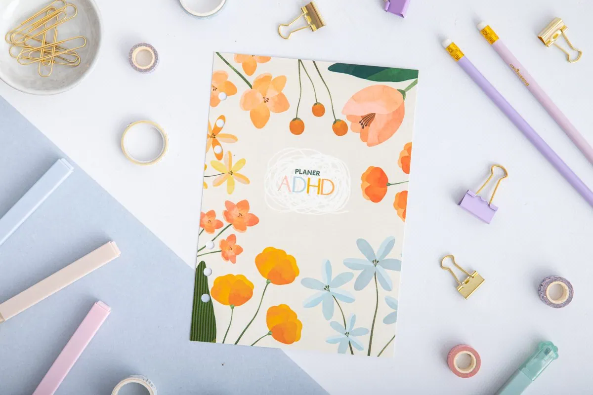 Strona tytułowa do organizera - Planer ADHD