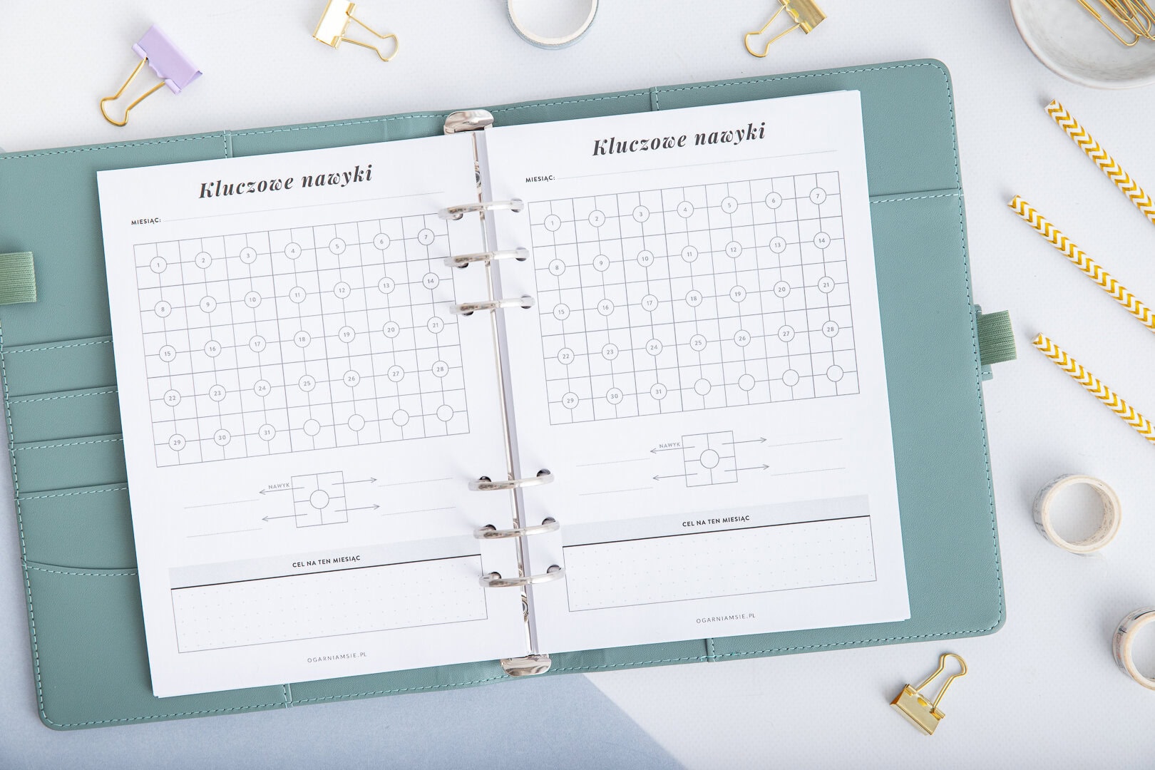 Wkład do organizera Planer ADHD - kluczowe nawyki