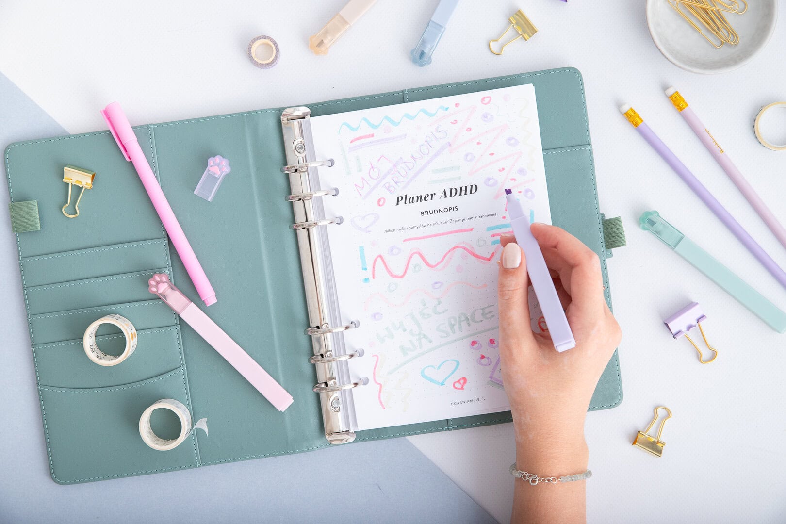 Wkład do organizera Planer ADHD - strona początkowa (2)