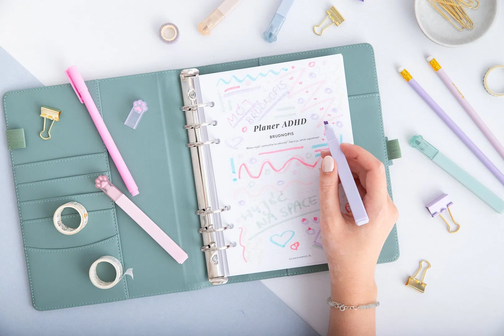 Wkład do organizera Planer ADHD - strona początkowa (2)
