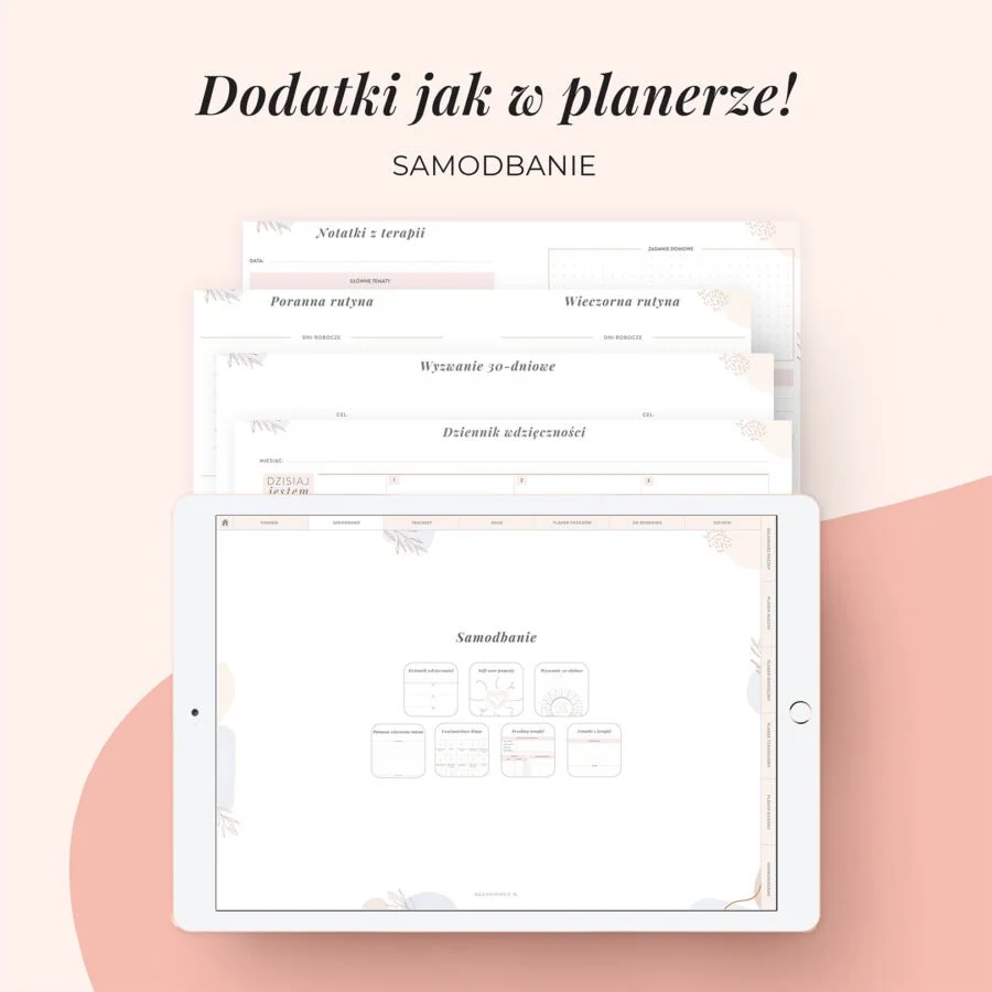 Digital planer ADHD na iPada | Dodatki samodbanie