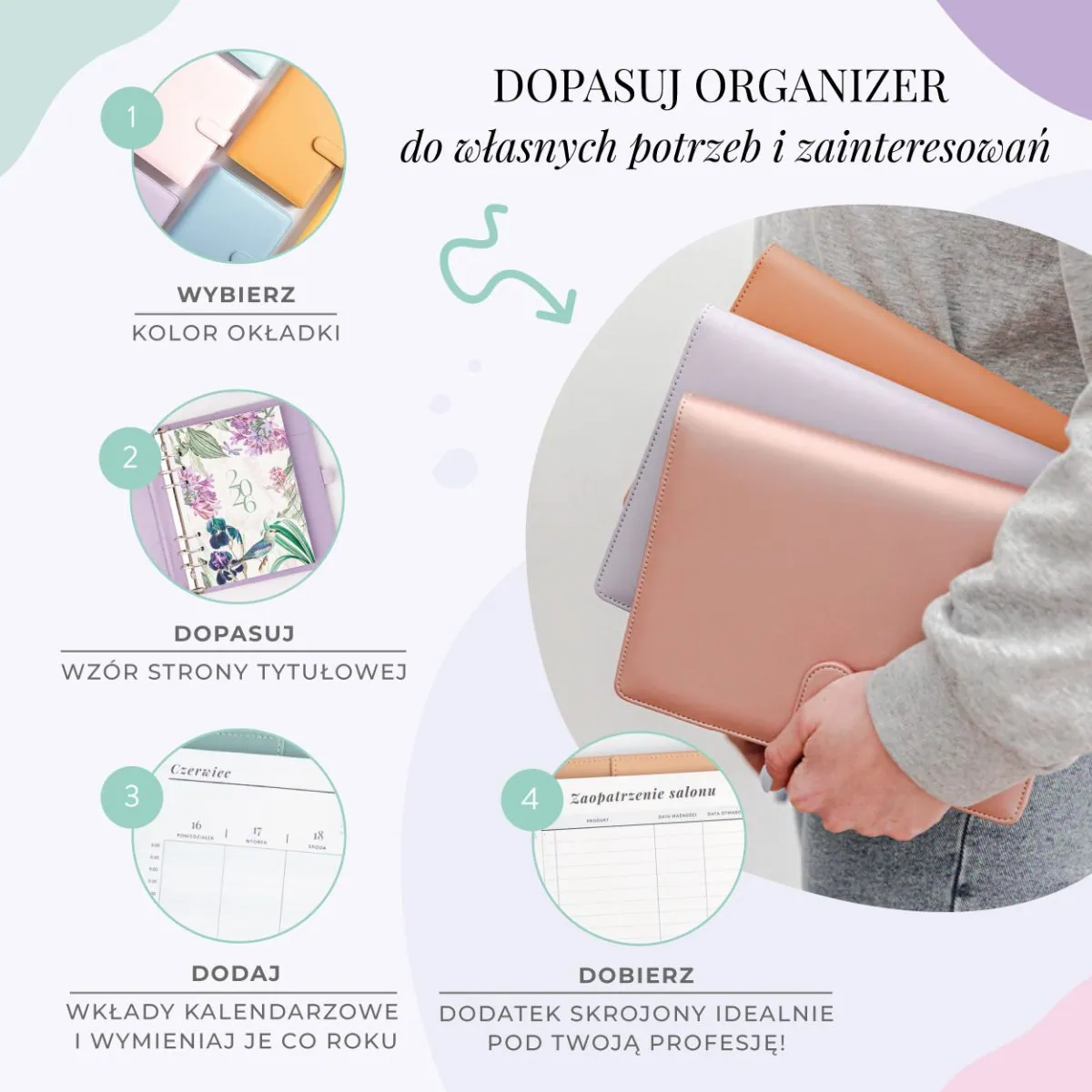 Dopasuj organizer do potrzeb