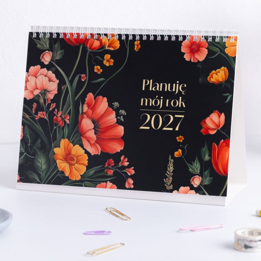 Kalendarz biurkowy 2027 “Planuję mój rok”