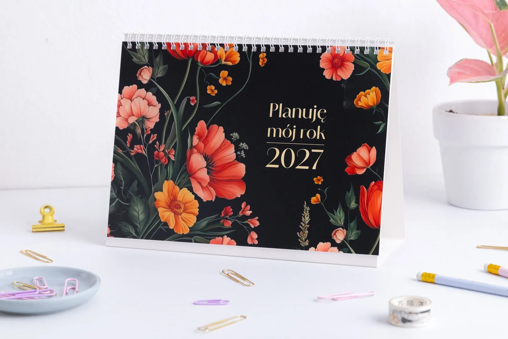 Kalendarz biurkowy 2027 “Planuję mój rok”