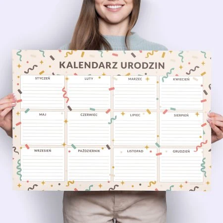 Kalendarz urodzin A2