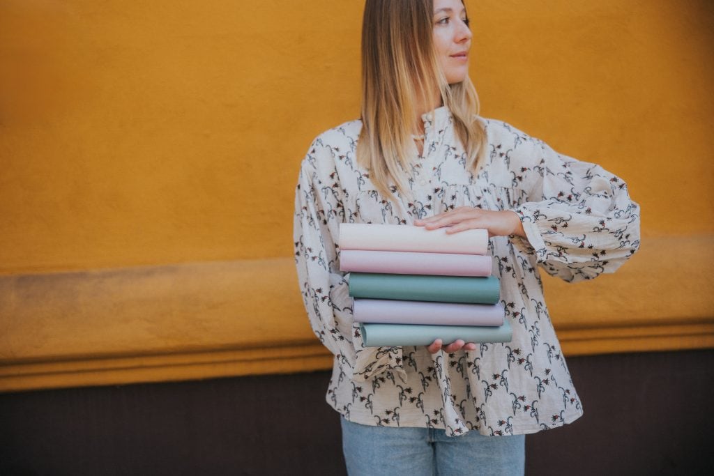 Kilka okładek na organizer w różnych kolorach