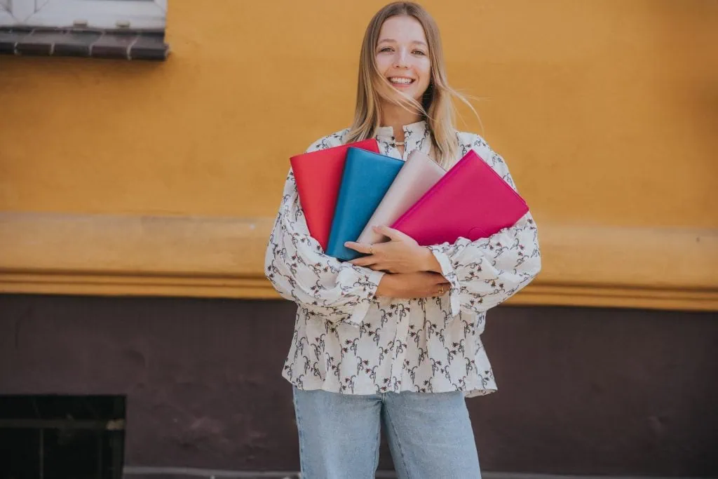 Kilka okładek na organizer - różne kolory