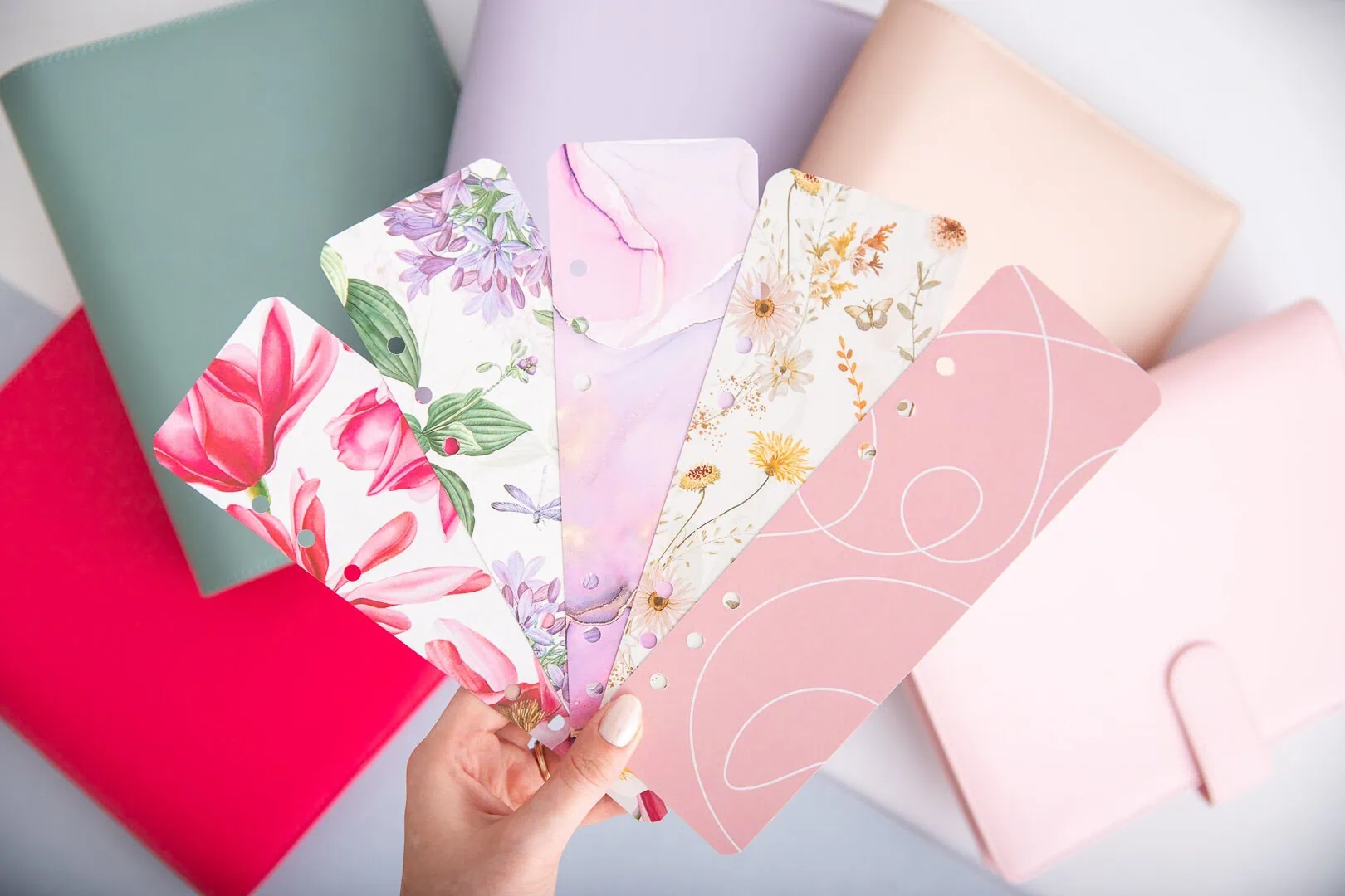 Kolorowe zakładki do organizera