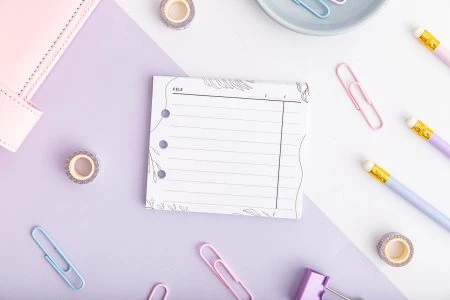 Mini notes do organizera - Cele