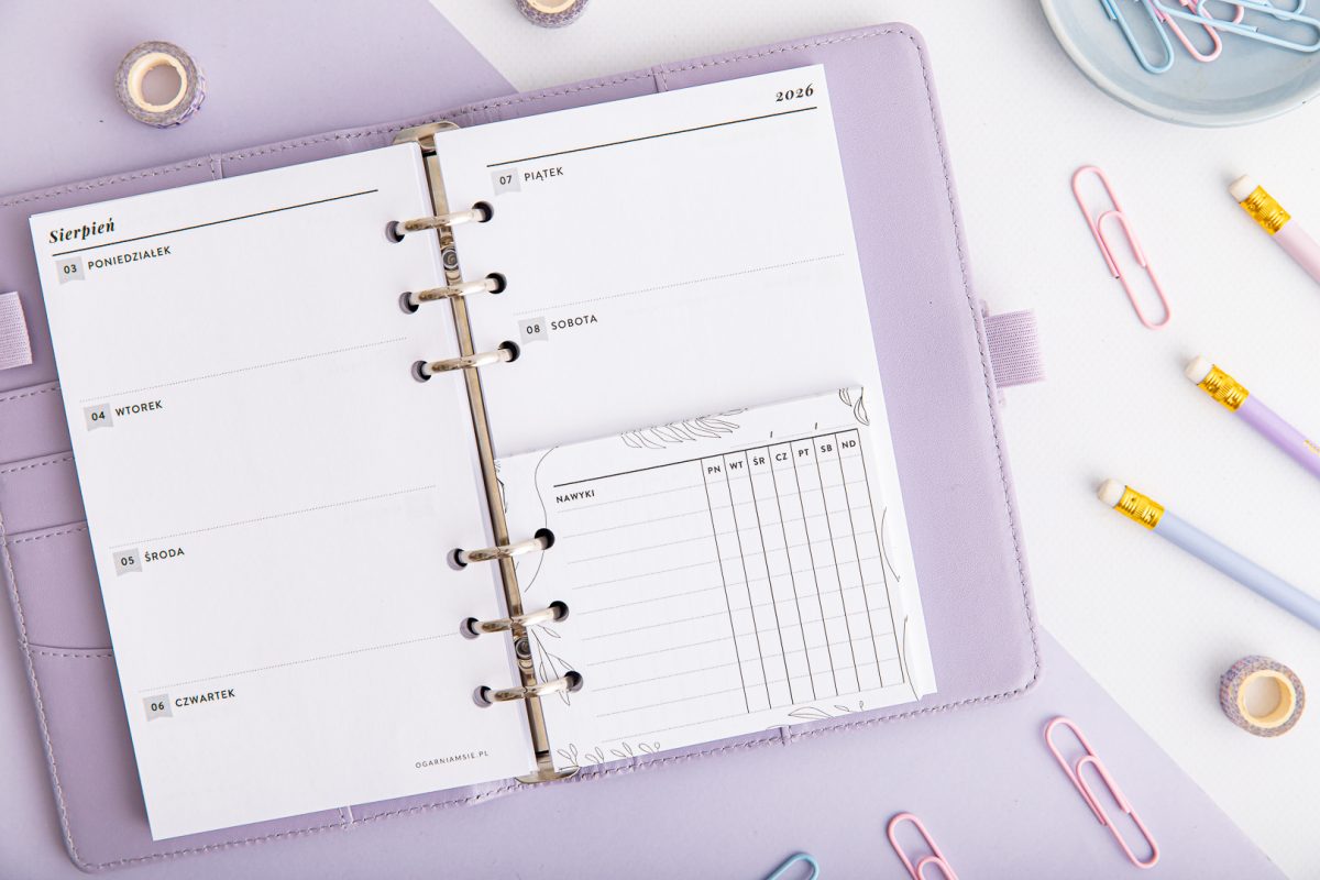 Mini notes do organizera | Nawyki