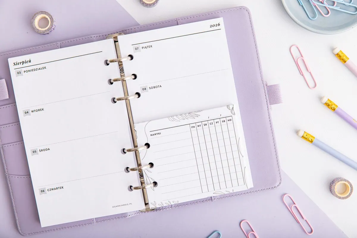 Mini notes do organizera | Nawyki