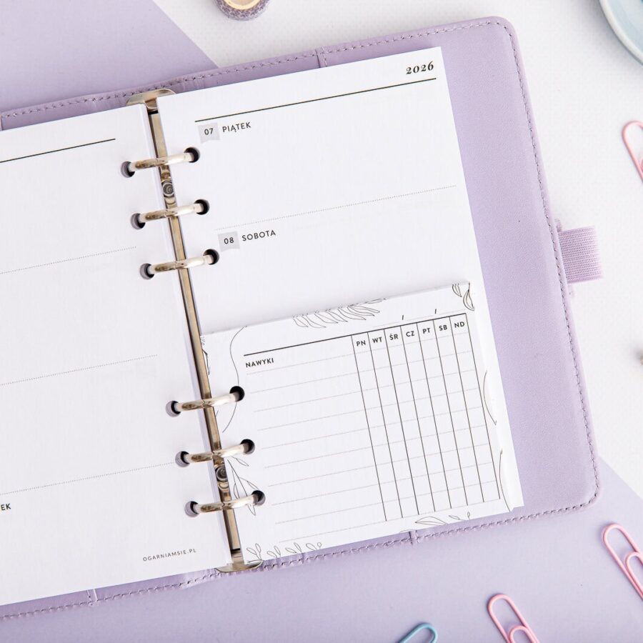 Mini notes do organizera | Nawyki